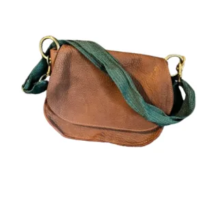 Sac besace bicolor cuir Lexcia