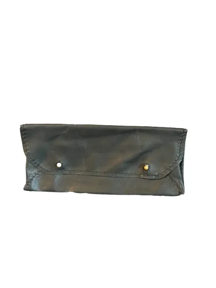 Étui lunettes cuir noir Lexcia