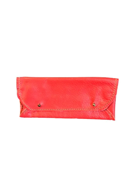 Étui lunettes cuir rouge Lexcia