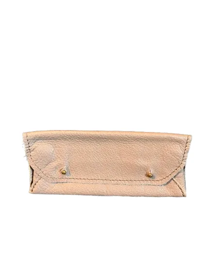 Étui lunettes cuir beige Lexcia