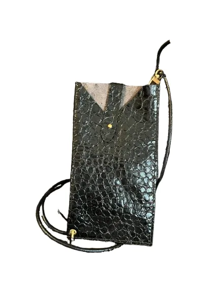 Étui portable cuir noir Lexcia