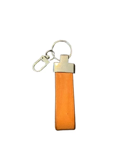 Porte-clés cognac cuir Lexcia