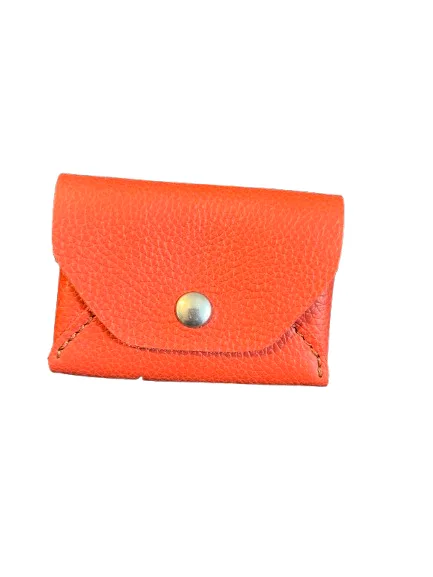 Porte monnaie mini Rouge cuir