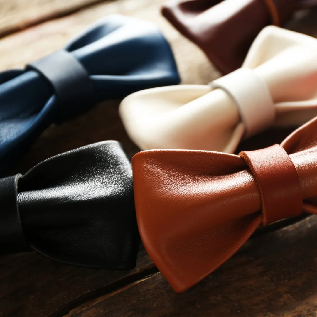 Nœuds papillon cuir Lexcia Reims