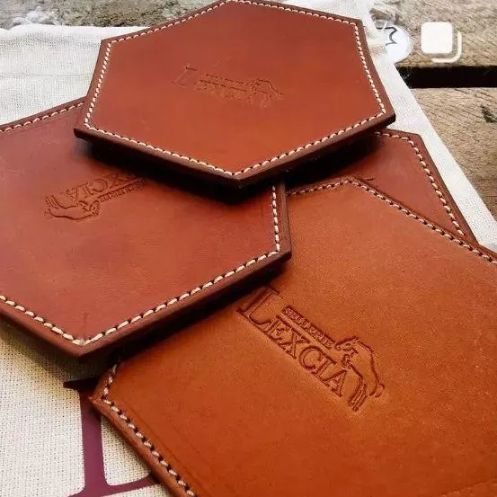 Dessous de verre cuir Lexcia