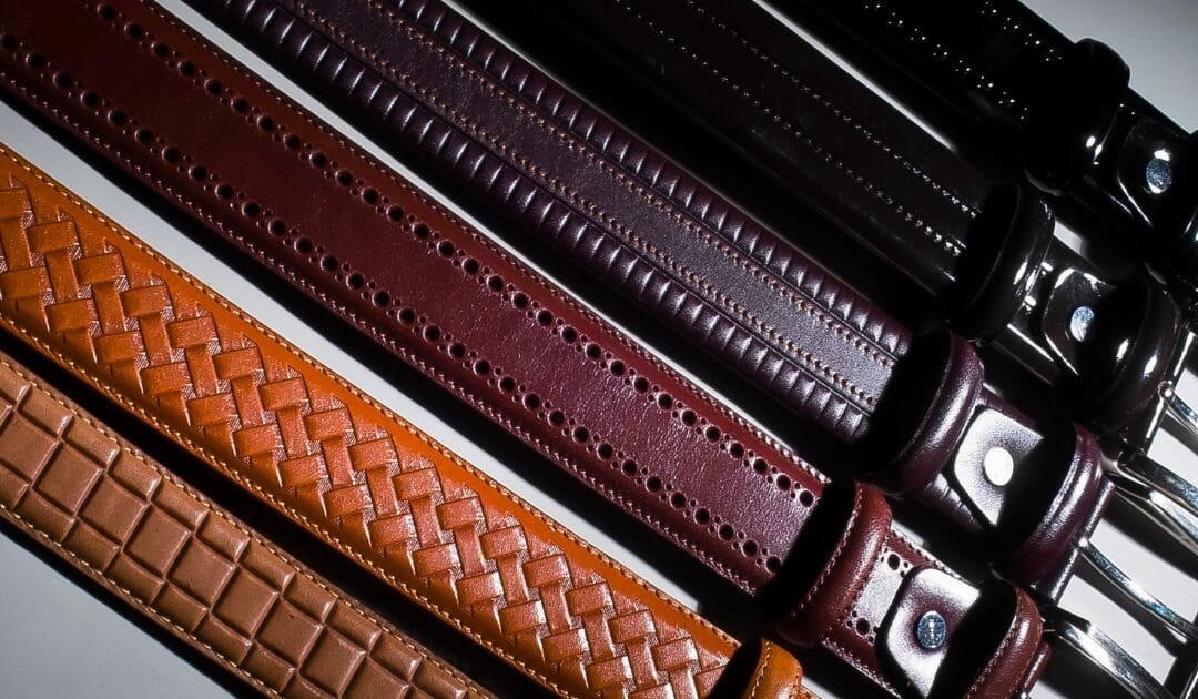 Ceinture personnalisable cuir artisan France